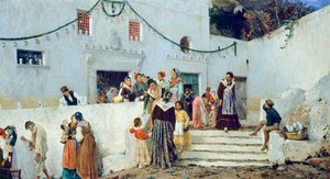 Jour de fête, par Pio Joris (1843-1921)