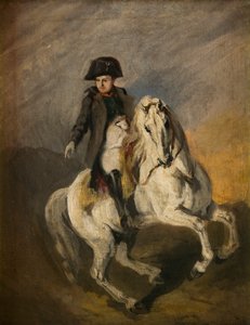 Napoléon sur un cheval gris
