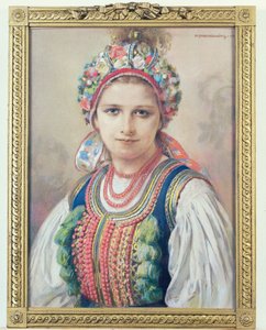 Mariée de Cracovie, 1917 - Piotr Stachiewicz