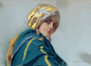 Fille en châle, c.1920