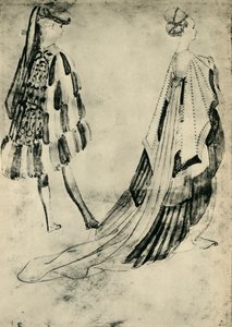 Gentleman et dame en costume de cour, c1420-1455