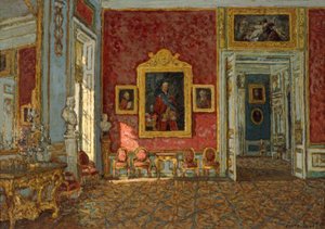 Le salon violet au château de Kuskovo - Pjotr Iwanowitsch Petrowitschew