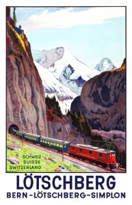 Bern-Lötschberg-Simplon-Bahn - Plinio Colombi
