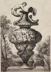 Vase peint par Polidoro da Caravaggio