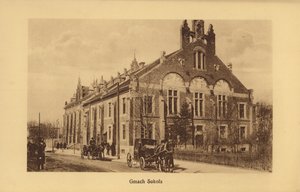 Krakow-Krakau : Bâtiment Sokola (photo n/b) - Polish Photographer