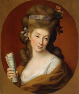 Portrait de la noble polonaise Izabela Lubomirska - Pompeo Girolamo Batoni