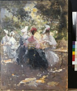 Une Élégante Fête du Thé - Pompeo Mariani