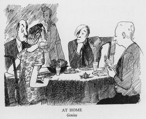 Chez soi, Le Génie (lithographie) - Pont