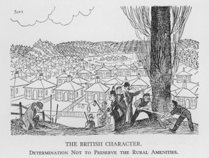 Le caractère britannique, Détermination à ne pas préserver les commodités rurales - Pont