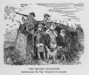 Le caractère britannique; Importance du 12 août - Pont