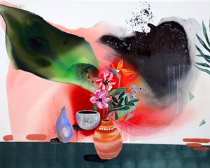Nature morte tropicale éclatante - Poonam Choudhary