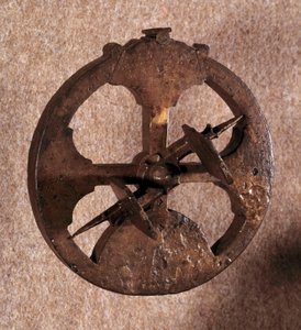 Un astrolabe, instrument de mesure astronomique utilisé par les navigateurs. Fabriqué au Portugal. 1648. - Portuguese School