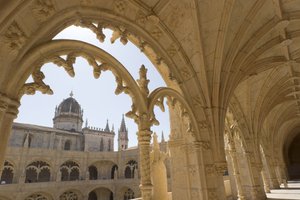 Partie de la galerie du cloître supérieur