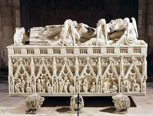 Tombe de Pierre Ier (1320-67) Roi du Portugal - Portuguese School