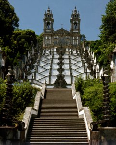 Vue du sanctuaire de Bom Jesus do Monte