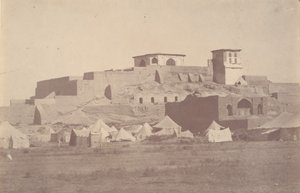 [Une citadelle persane dans les environs de Sultaniye], 1840-60 - Possibly by Luigi Pesce.