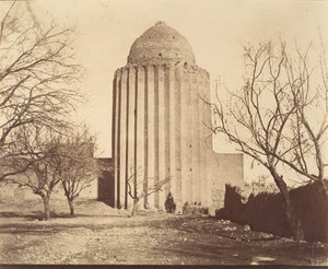 [Bastam, Tour du tombeau construite en 1313, Khorasan], 1840s-60s