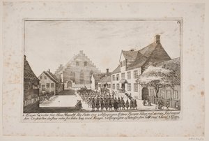 Quartier de Frédéric V lors de la visite à Korsør