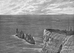 Les Aiguilles, Île de Wight, vers 1896 - Poulton and Co