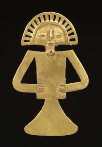 Pendentif figuratif, c.700-1000 - Pre Columbian Pre Columbian