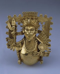 Pendentif en forme de guerrier aigle - Pre Columbian