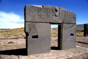 Site archéologique précolombien de Tiahuanaco, Bolivie