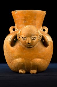 Vase porteur / Art précolombien (terre cuite)