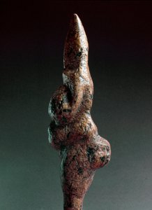 Préhistoire : Vénus de Savignano, sculpture lithique anthropomorphe