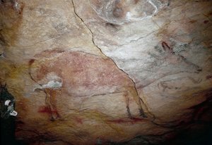 Préhistoire : peinture rupestre d