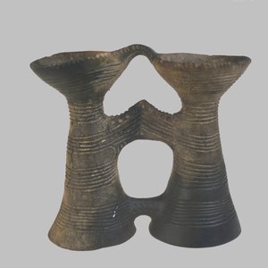 Vase en forme de jumelles, 4400-4200 av. J.-C.