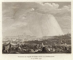 Campement sur le Champ de Mars