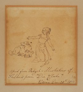 Croquis de la princesse Victoria