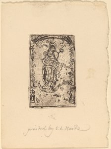 Madone et Enfant - Probably Netherlandish 15th Century