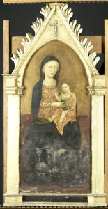 Vierge et Enfant - Pseudo Ambrodigio di Baldese (attributed to)