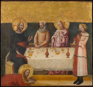 Marie-Madeleine lavant les pieds du Christ