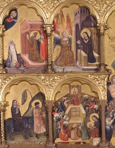 Polyptyque de la Dormition de la Vierge (détail)