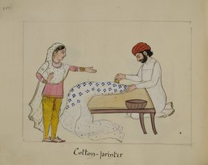 Un imprimeur de coton