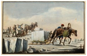 Fendage de glace, 1825