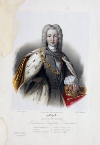 Portrait du tsar Pierre II de Russie 1715-1730