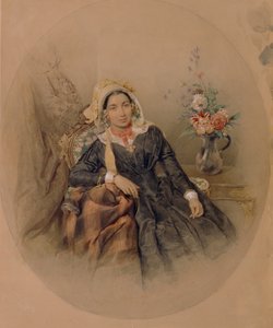 Portrait de la baronne Iuliania Ivanovna Klodt von Jürgensburg, 1845 - Pyotr Fyodorovich Sokolov