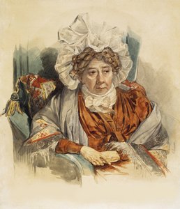 Portrait de Natalia Kirillovna Zagryazyskaya née Razumovskaya 1747-1837, 1821 - Pyotr Fyodorovich Sokolov