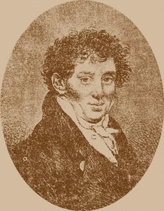 Portrait du compositeur et guitariste Andrei Osipovich Sychra 1773-1850, 1817