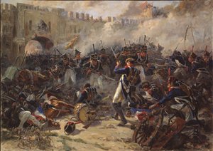 La bataille de Smolensk en août 1812, 1956 - Pyotr Ivanovich Zhigimont
