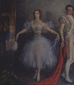 Portrait de la danseuse de ballet Marina Semyonova en Carmen