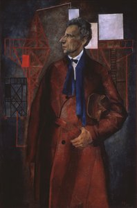 Portrait du metteur en scène Vsevolod Meyerhold 1874-1940, 1925