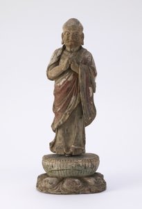 Figure du moine Ka-yeh (Kasyapa) - Qing Dynasty Chinese School