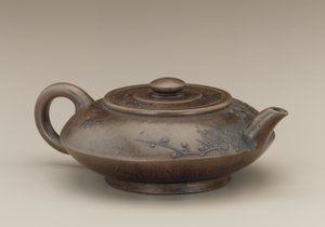 Théière avec fausse marque de Gong Chun, Yixing, province de Jiangsu
