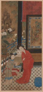 Yang Guifei quittant le bain