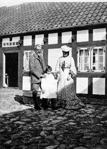 Professeur Tuxen et sa famille, Skagen, Danemark, 1908