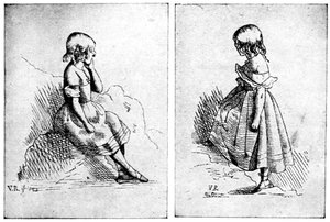 Deux gravures de la reine Victoria, 1840